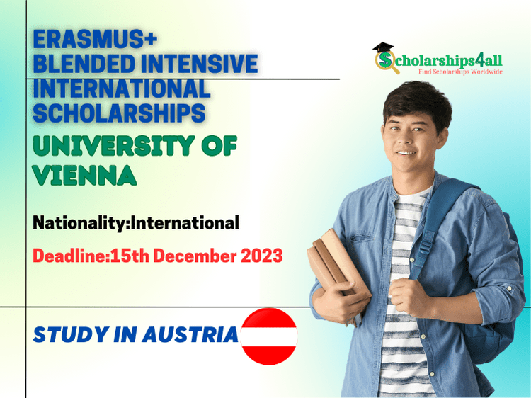 Erasmus+ Blended Intensive International Scholarships in Austria