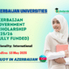 Azerbaijan Government Scholarship 2025/26 (Fully Funded)