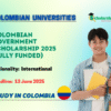 Colombian Government Scholarship 2025 (Fully Funded)