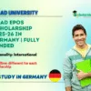 DAAD EPOS Scholarship 2025-26 in Germany | Fully Funded
