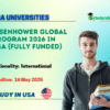 Eisenhower Global Program 2026 in USA (Fully Funded)