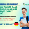 Fully Funded DAAD EPOS Scholarship 2026/27 (Apply Now)