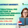 International PhD Positions in Operations Research & Econometrics, Netherlands