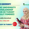 Koc University Scholarship 2025 in Turkey (Fully Funded)