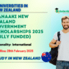 Manaaki New Zealand Government Scholarships 2025 (Fully Funded)