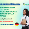 Ruhr University DAAD EPOS Scholarship 2026, Germany (Fully Funded)