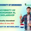 University of Groningen NL Scholarship in Netherlands